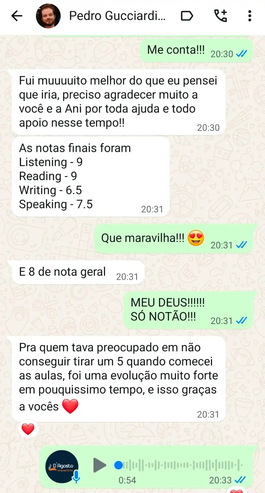 Pedro Gucciardi - IELTS